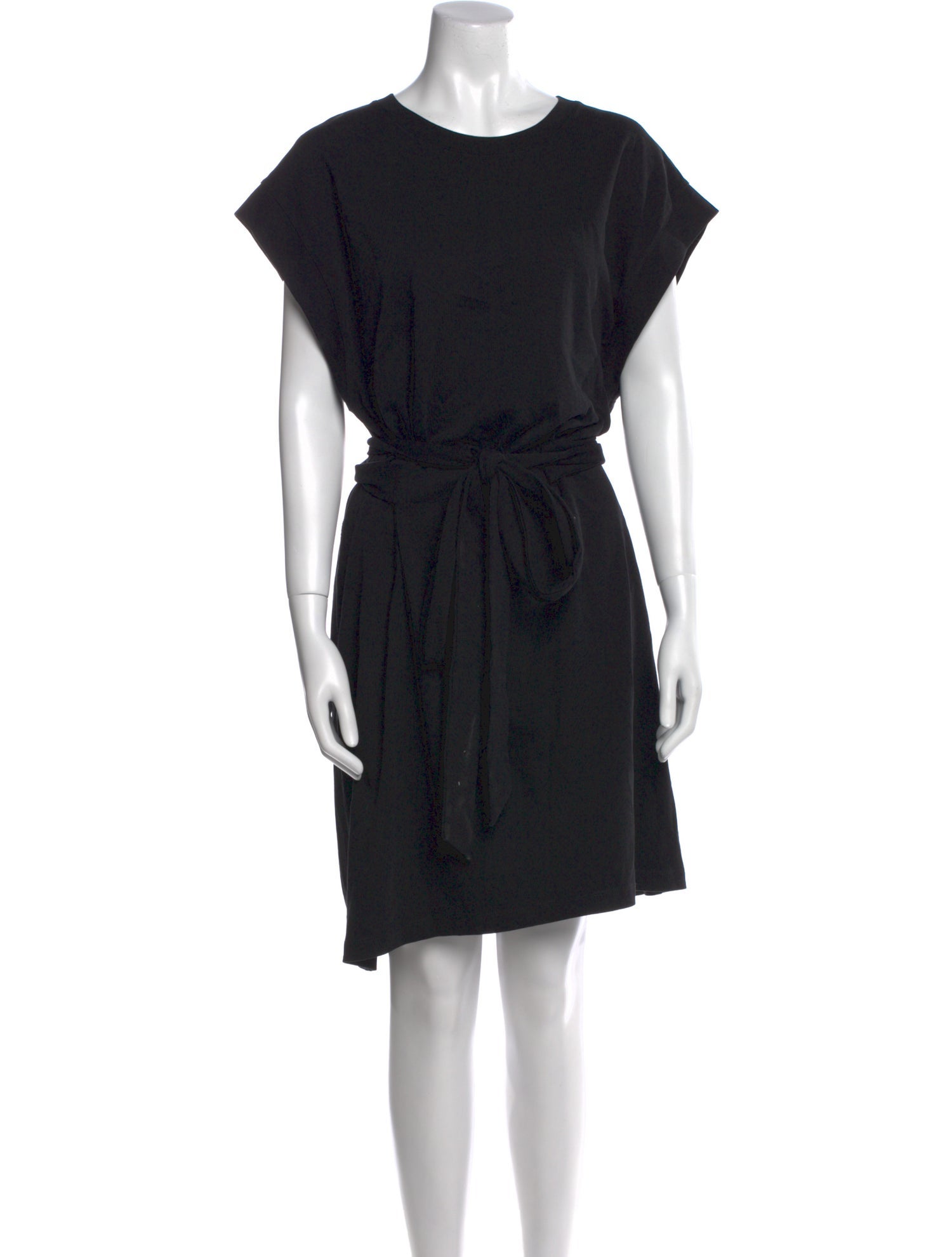 Vince Scoop Neck Knee-Length Dress
