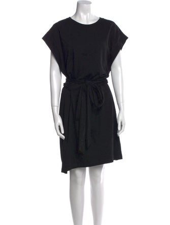 Vince Scoop Neck Knee-Length Dress