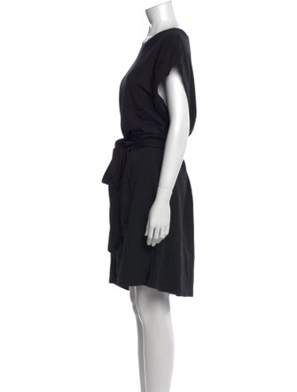 Vince Scoop Neck Knee-Length Dress