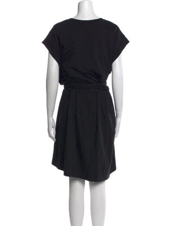 Vince Scoop Neck Knee-Length Dress