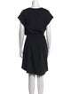 Vince Scoop Neck Knee-Length Dress