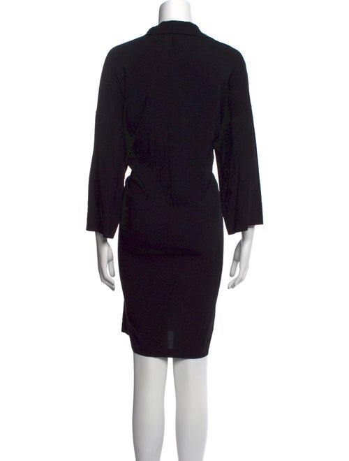 Vince V-Neck Knee-Length Dress