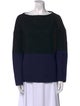 Vince Wool Colorblock Pattern Sweater