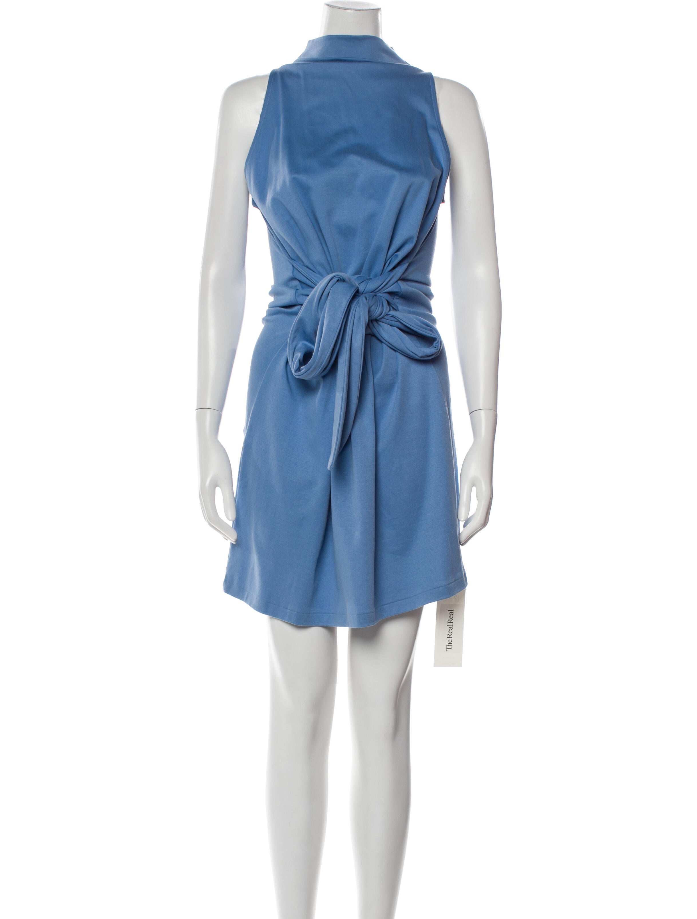 Vince Mock Neck Knee-Length Dress