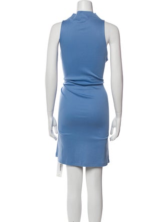 Vince Mock Neck Knee-Length Dress
