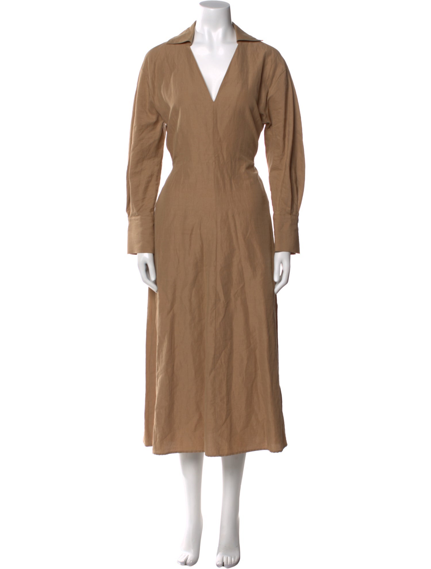 Vince V-Neck Long Dress