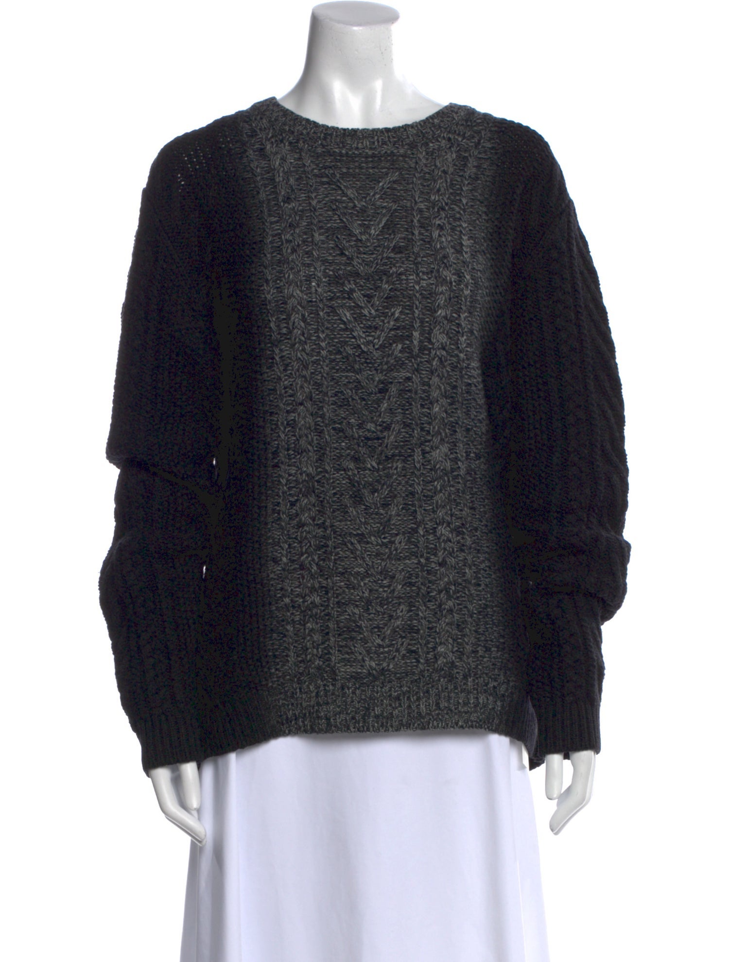 Vince Wool Colorblock Pattern Sweater