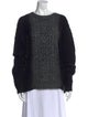 Vince Wool Colorblock Pattern Sweater