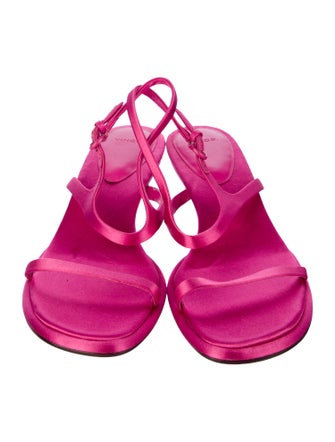 Vince Satin Slingback Flats