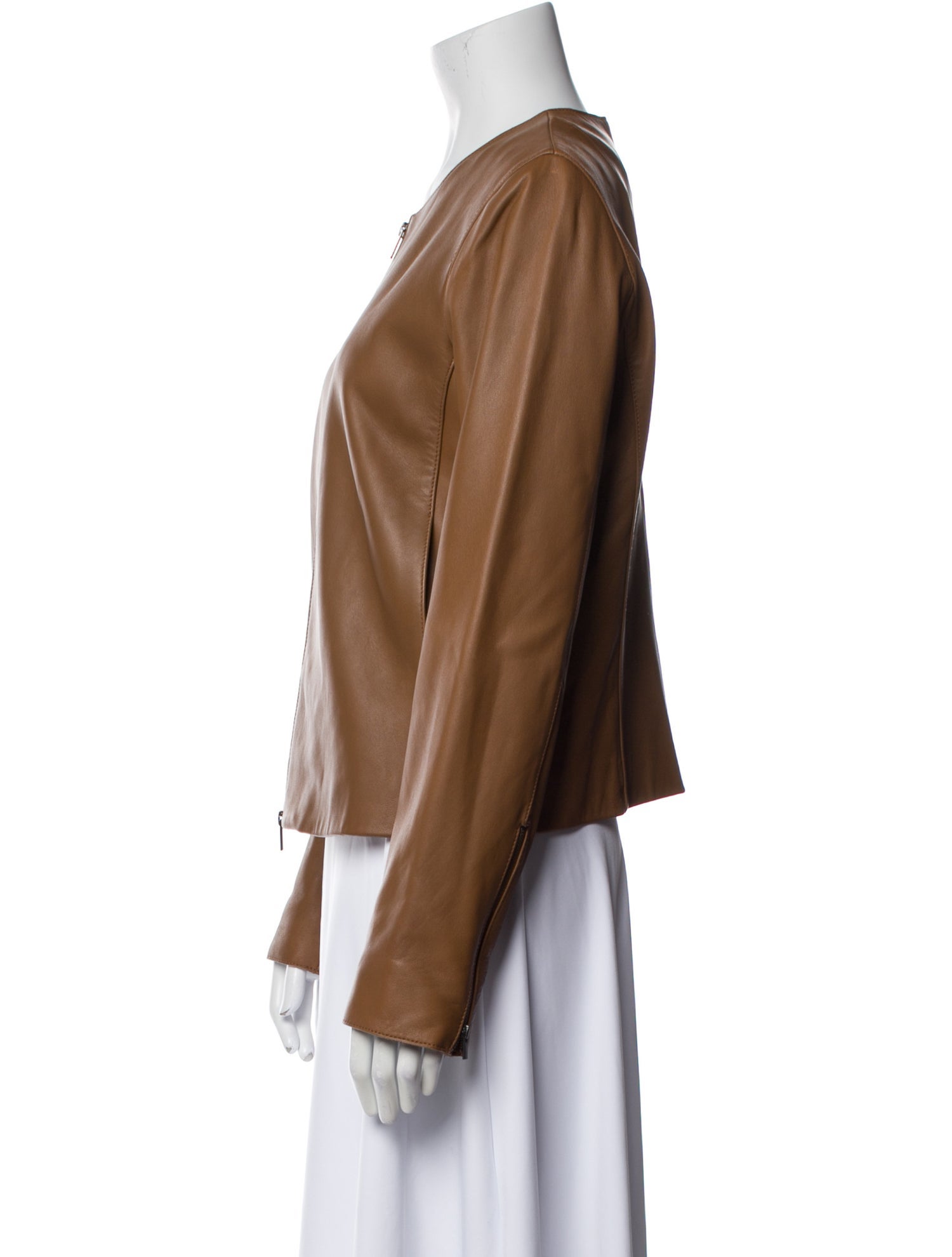 Vince Lamb Leather Jacket