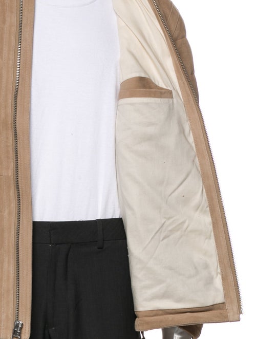 Vince Goat Leather Puffer Coat