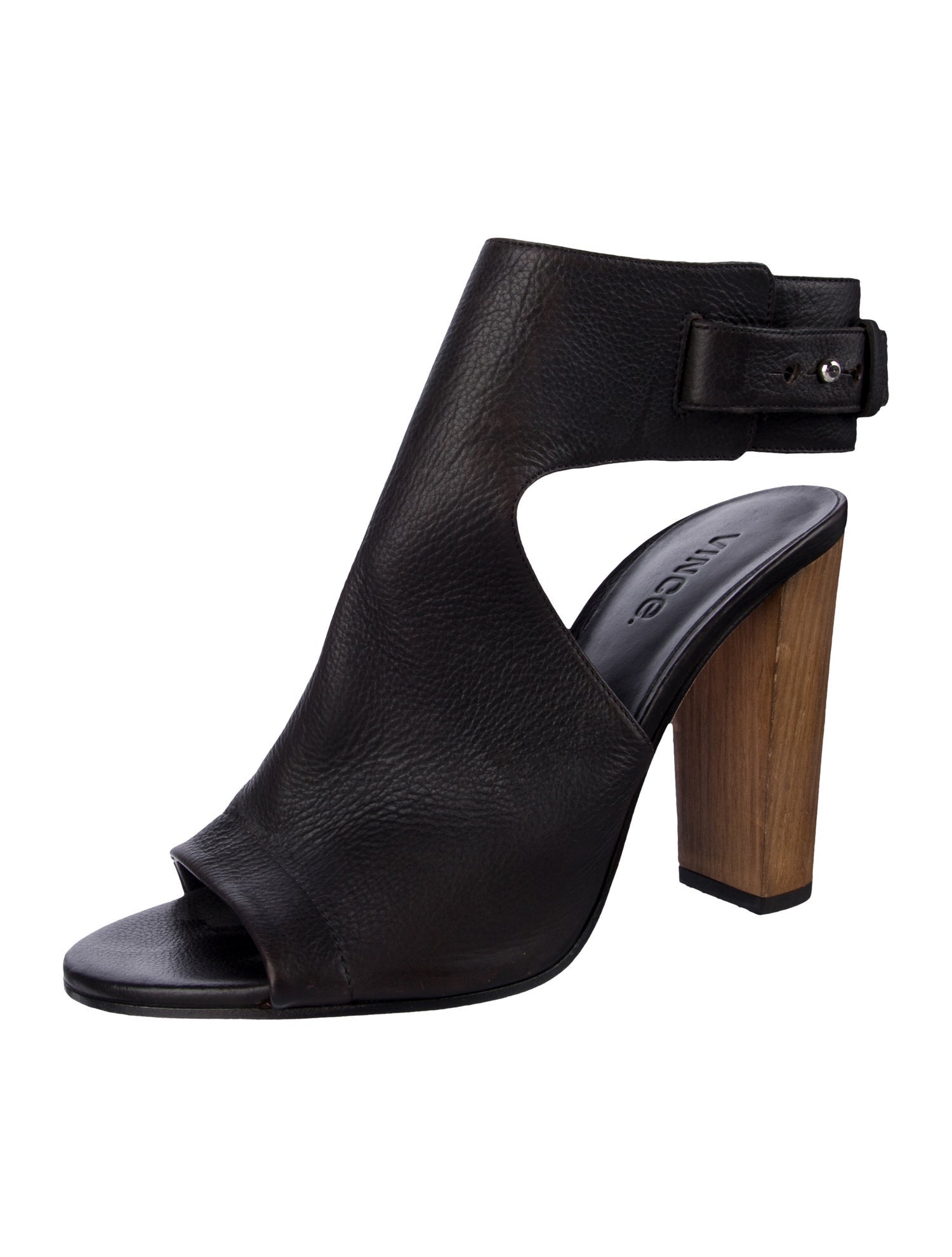 Vince Leather Slingback Pumps