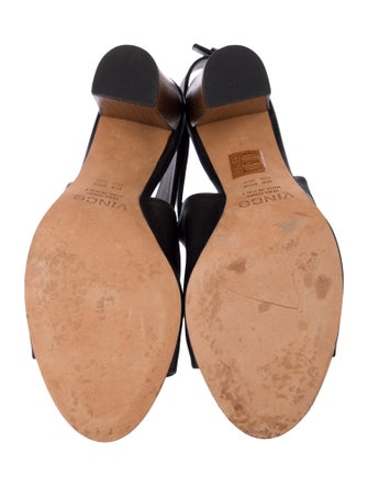 Vince Leather Slingback Pumps