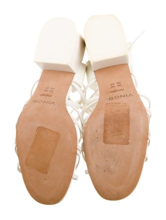 Vince Leather Gladiator Sandals