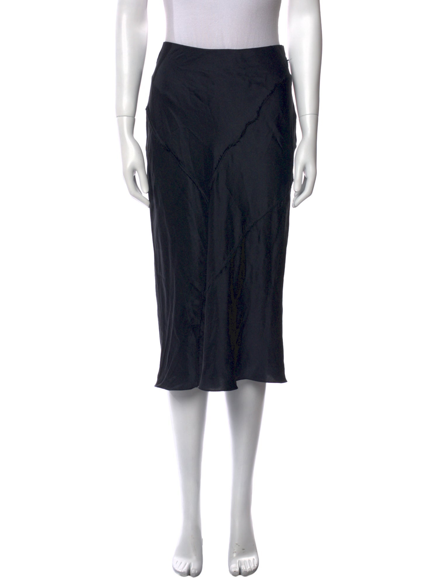 Vince Silk Knee-Length Skirt