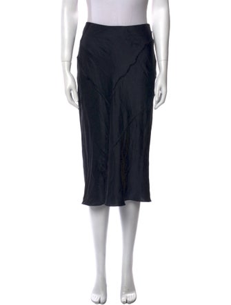 Vince Silk Knee-Length Skirt