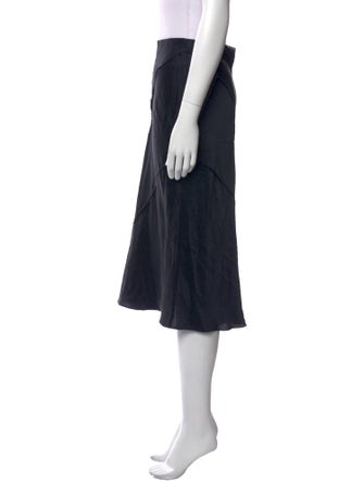 Vince Silk Knee-Length Skirt