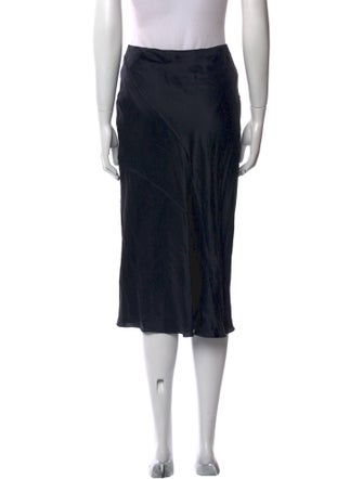 Vince Silk Knee-Length Skirt