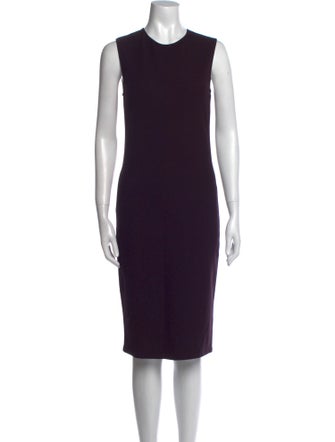Vince Crew Neck Knee-Length Dress