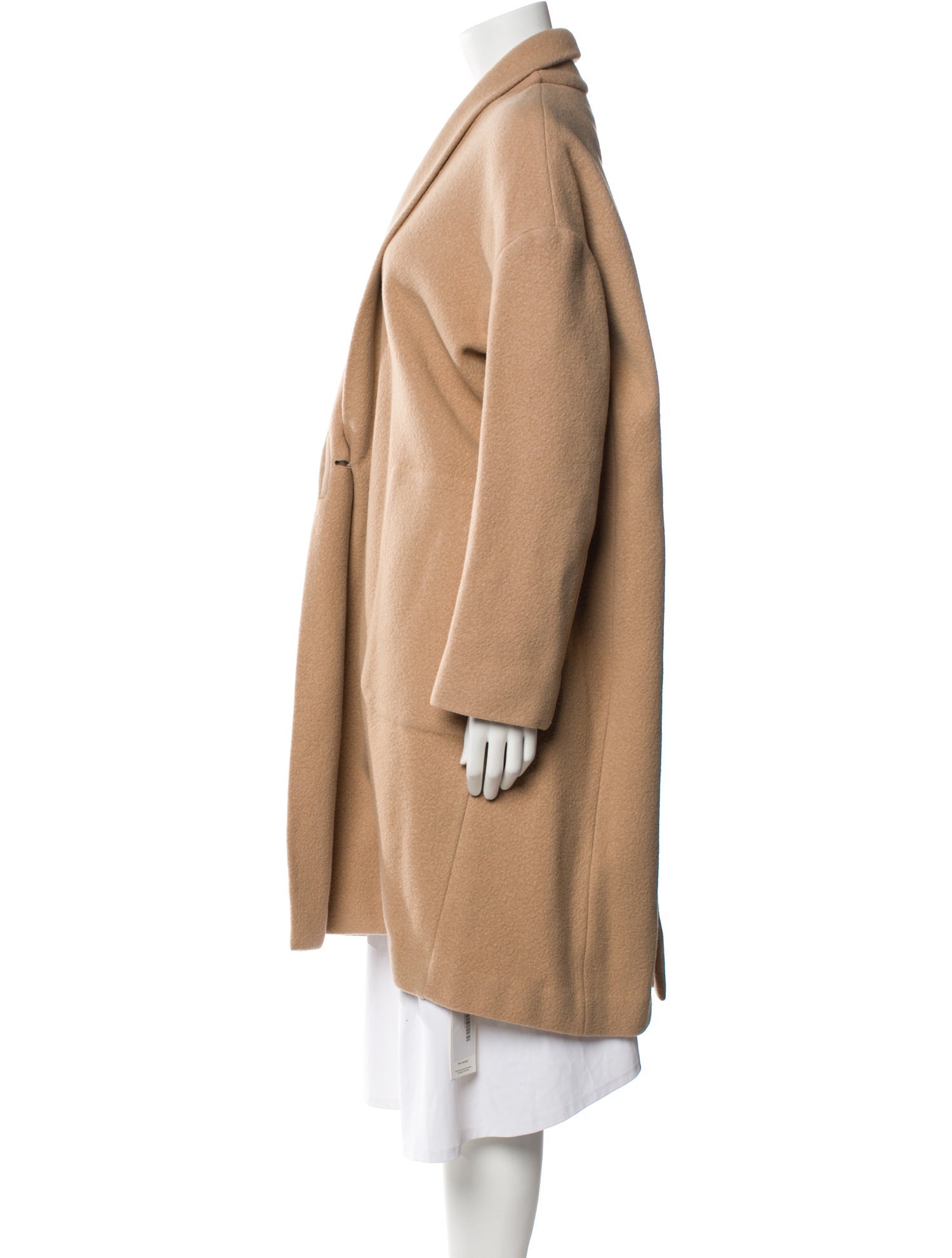 Vince Wool Faux Fur Coat