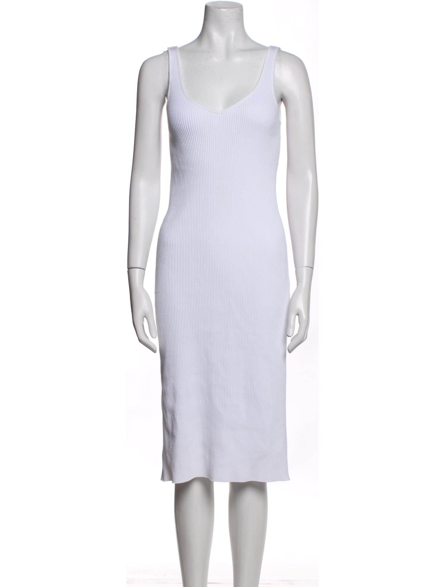 Vince Scoop Neck Midi Length Dress