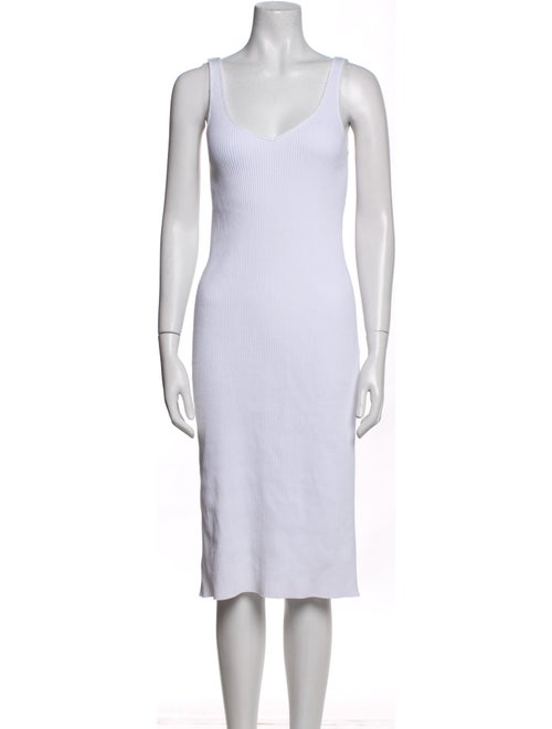 Vince Scoop Neck Midi Length Dress