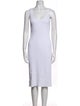 Vince Scoop Neck Midi Length Dress