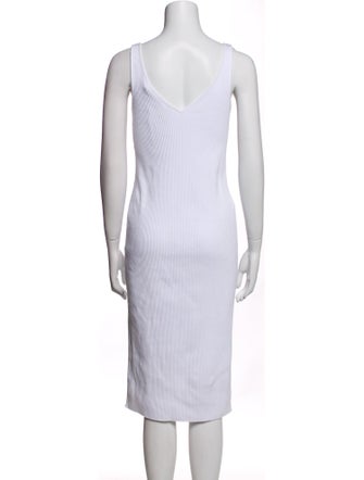 Vince Scoop Neck Midi Length Dress