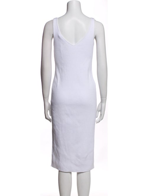 Vince Scoop Neck Midi Length Dress