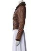 Vince Leather Fur Jacket