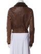 Vince Leather Fur Jacket