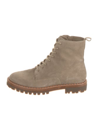 Vince Suede Combat Boots