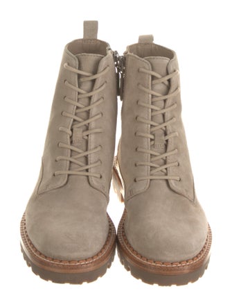 Vince Suede Combat Boots