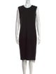Vince Crew Neck Midi Length Dress