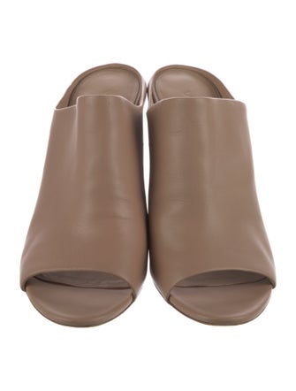 Vince Leather Slides