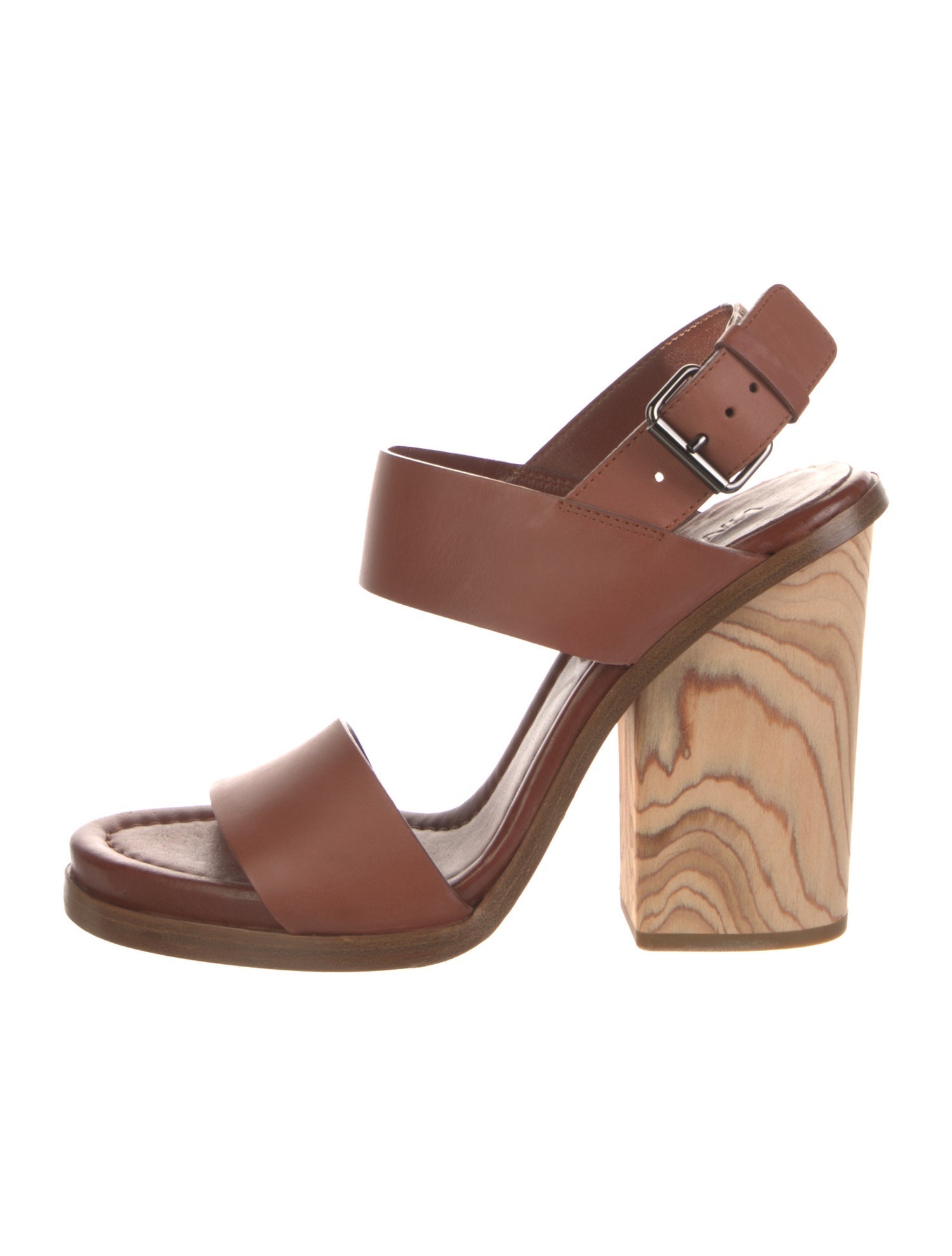Vince Leather Slingback Sandals