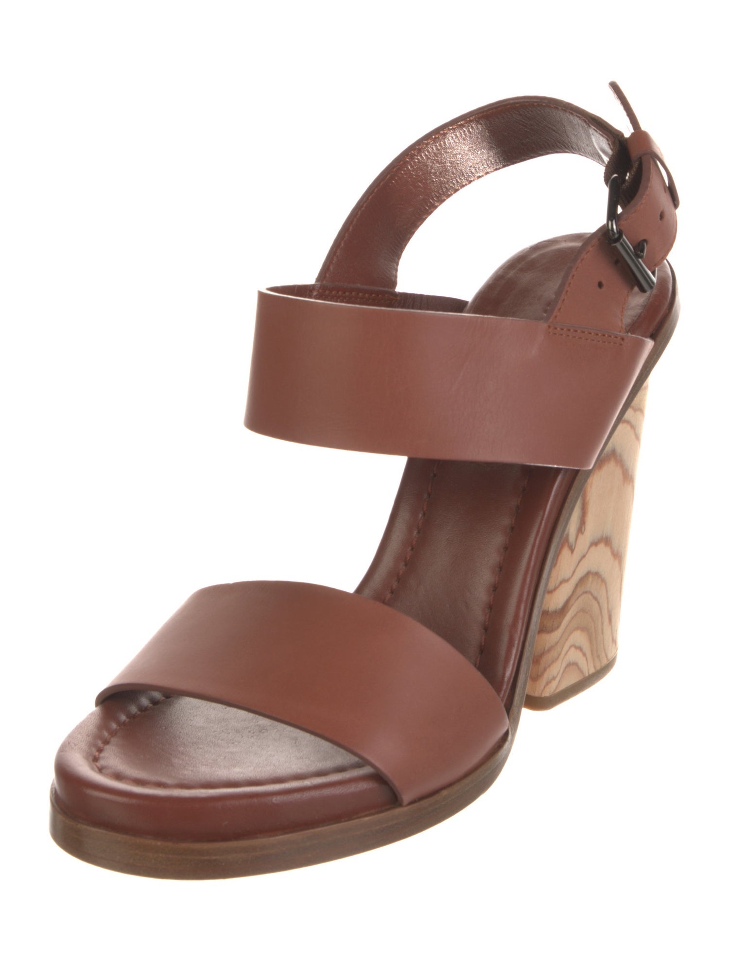 Vince Leather Slingback Sandals