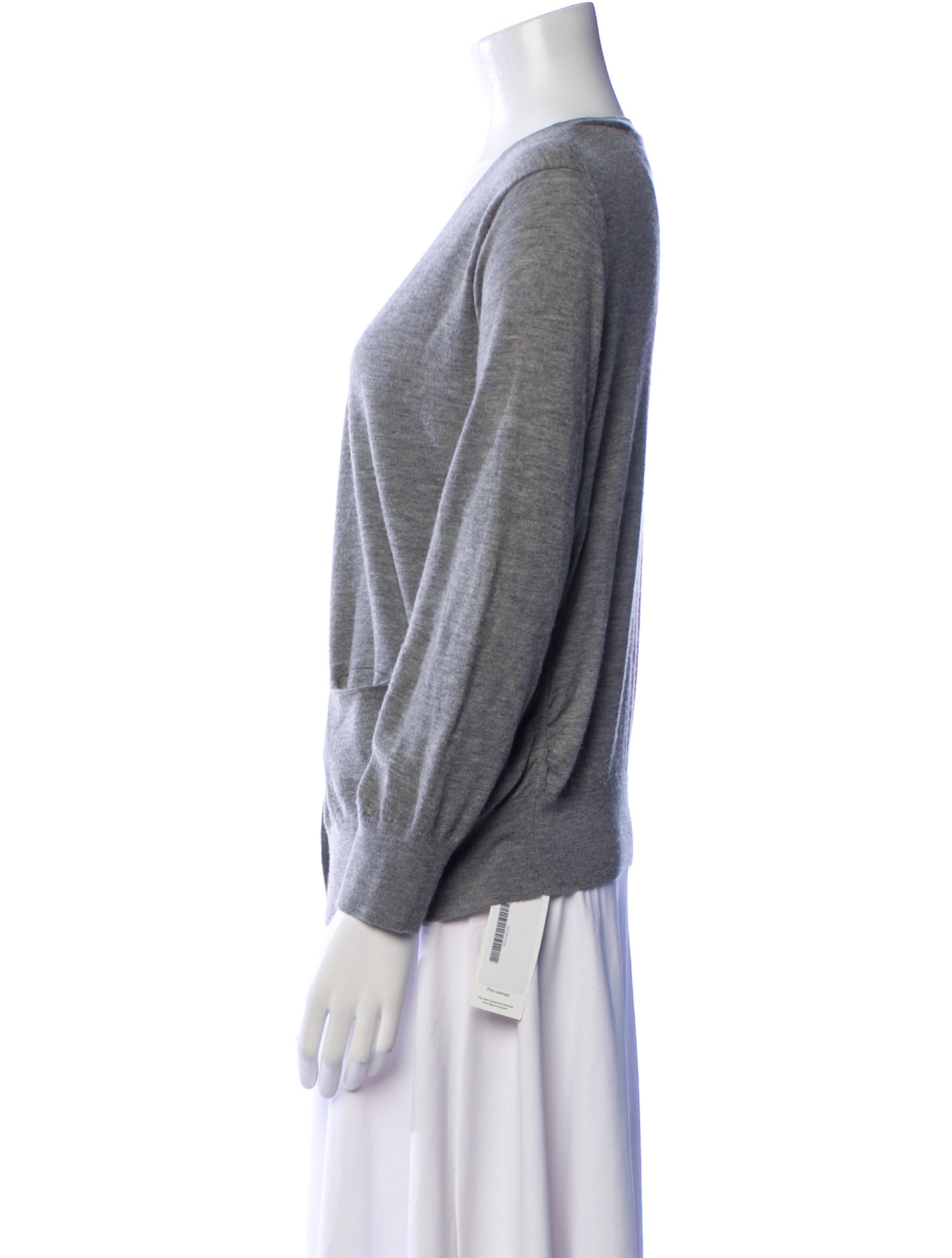 Vince Cashmere Plunge Neckline Sweater