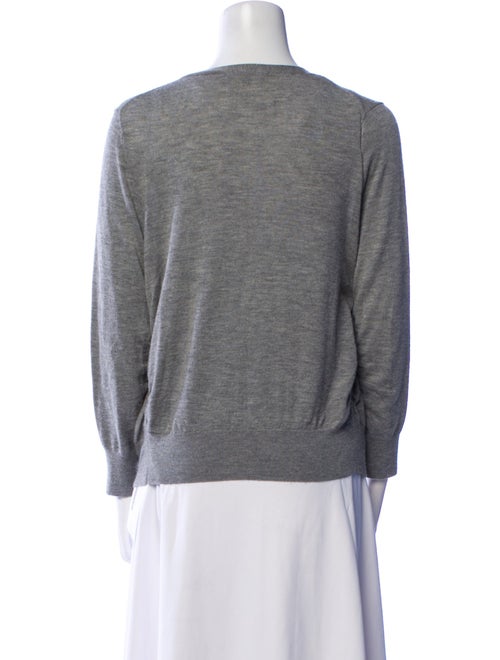 Vince Cashmere Plunge Neckline Sweater