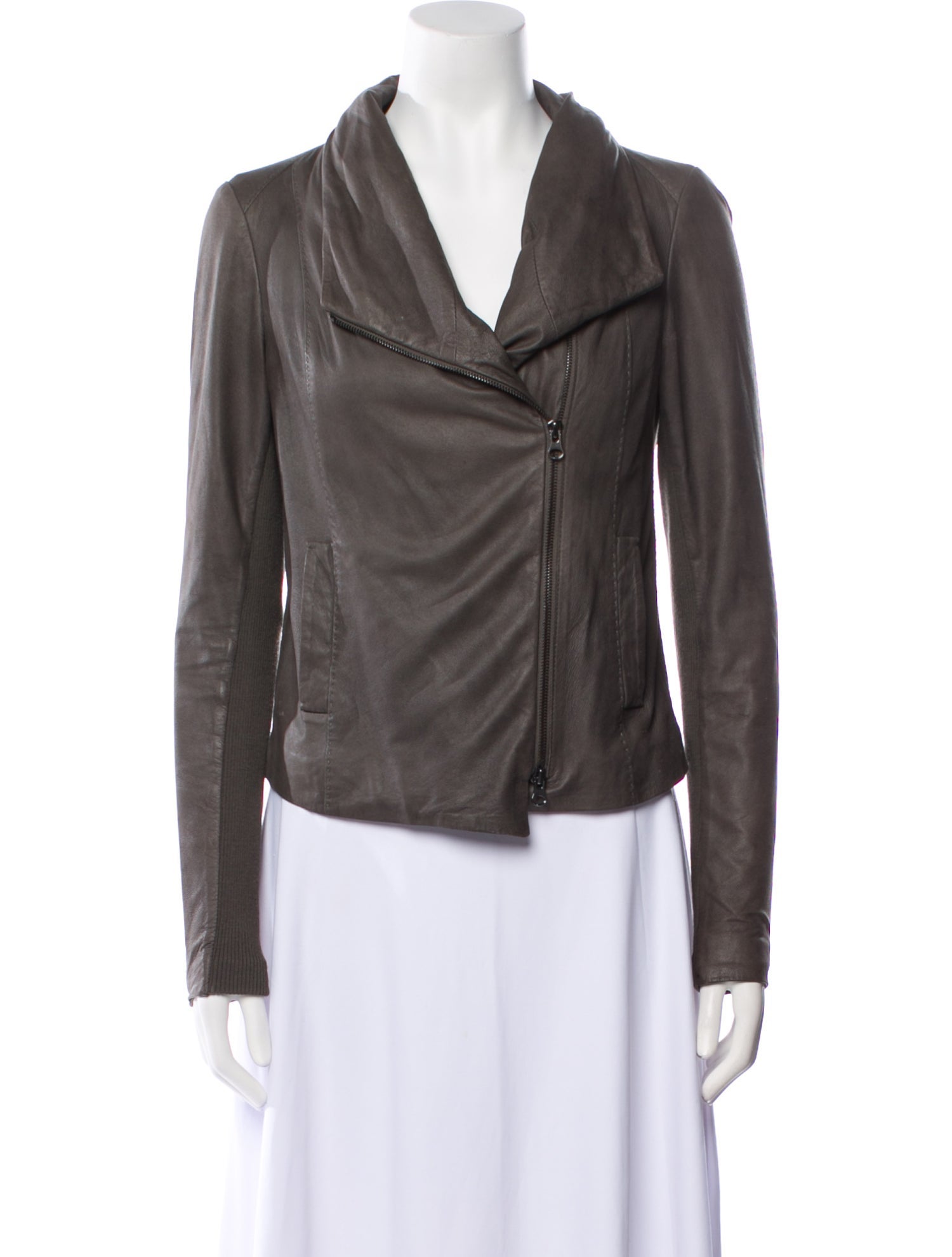 Vince Leather Biker Jacket