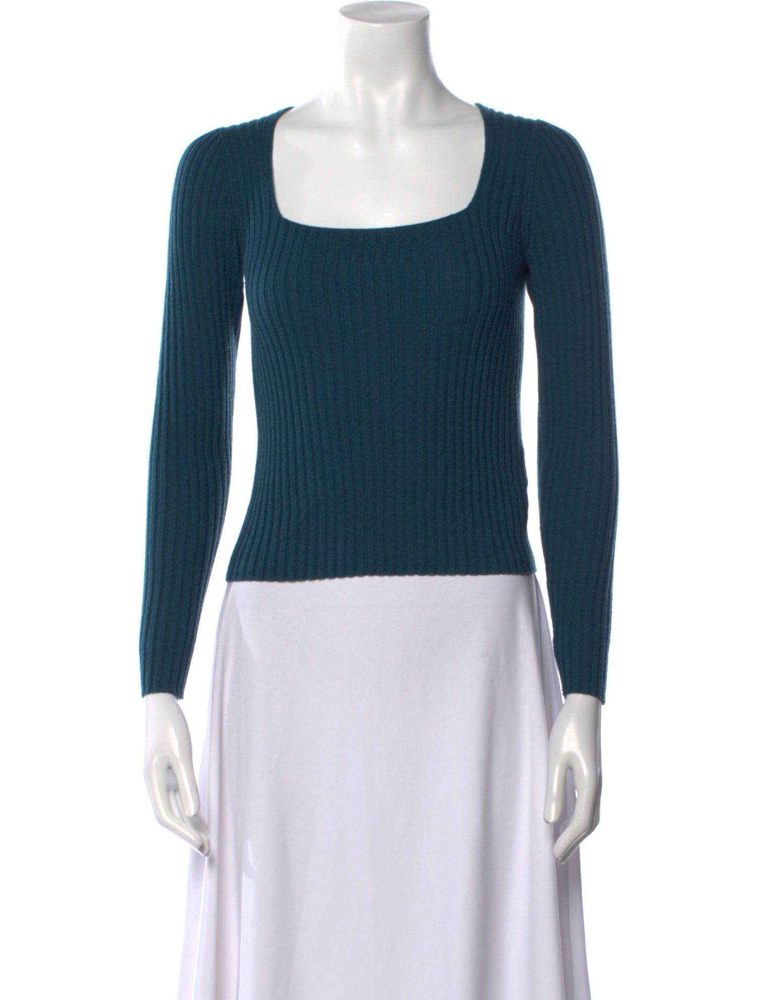 Vince Wool Square Neckline Sweater