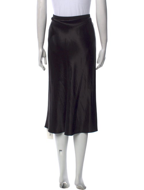 Vince Pleated Accents Midi Length Skirt