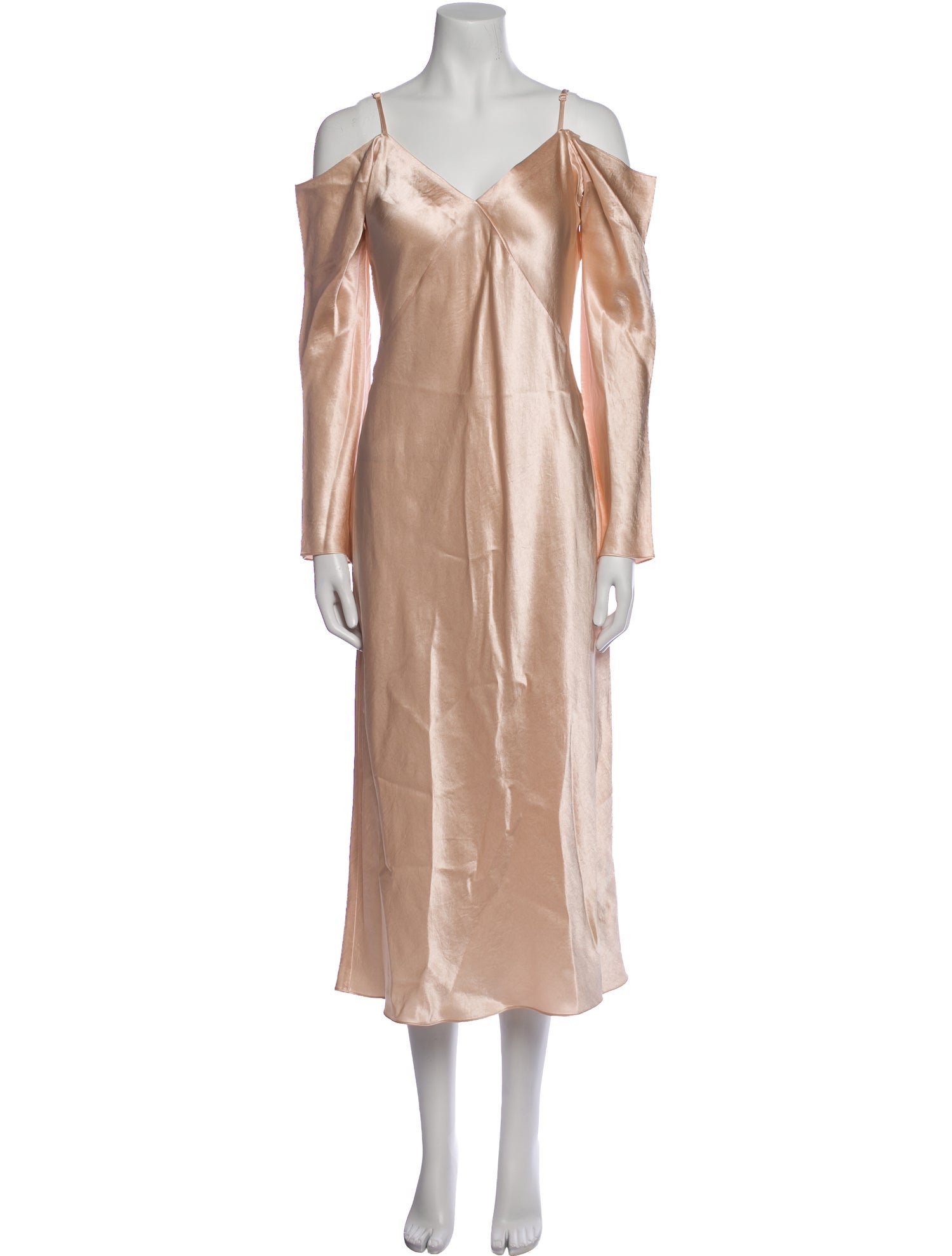 Vince V-Neck Long Dress