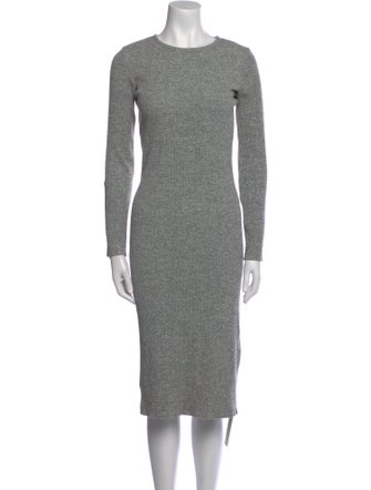 Vince Bateau Neckline Midi Length Dress