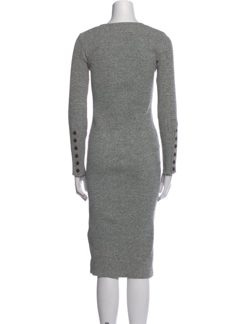 Vince Bateau Neckline Midi Length Dress