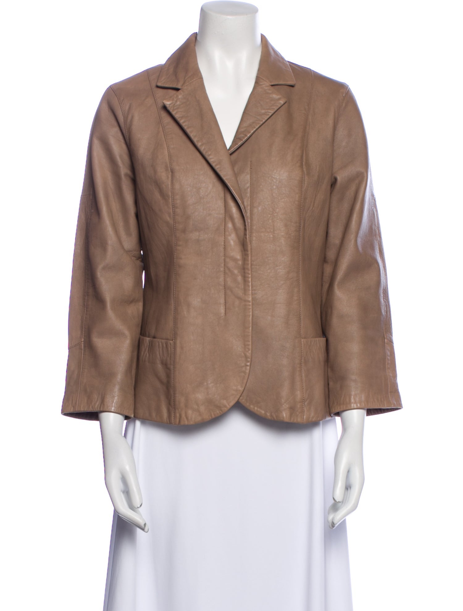 Vince Leather Blazer