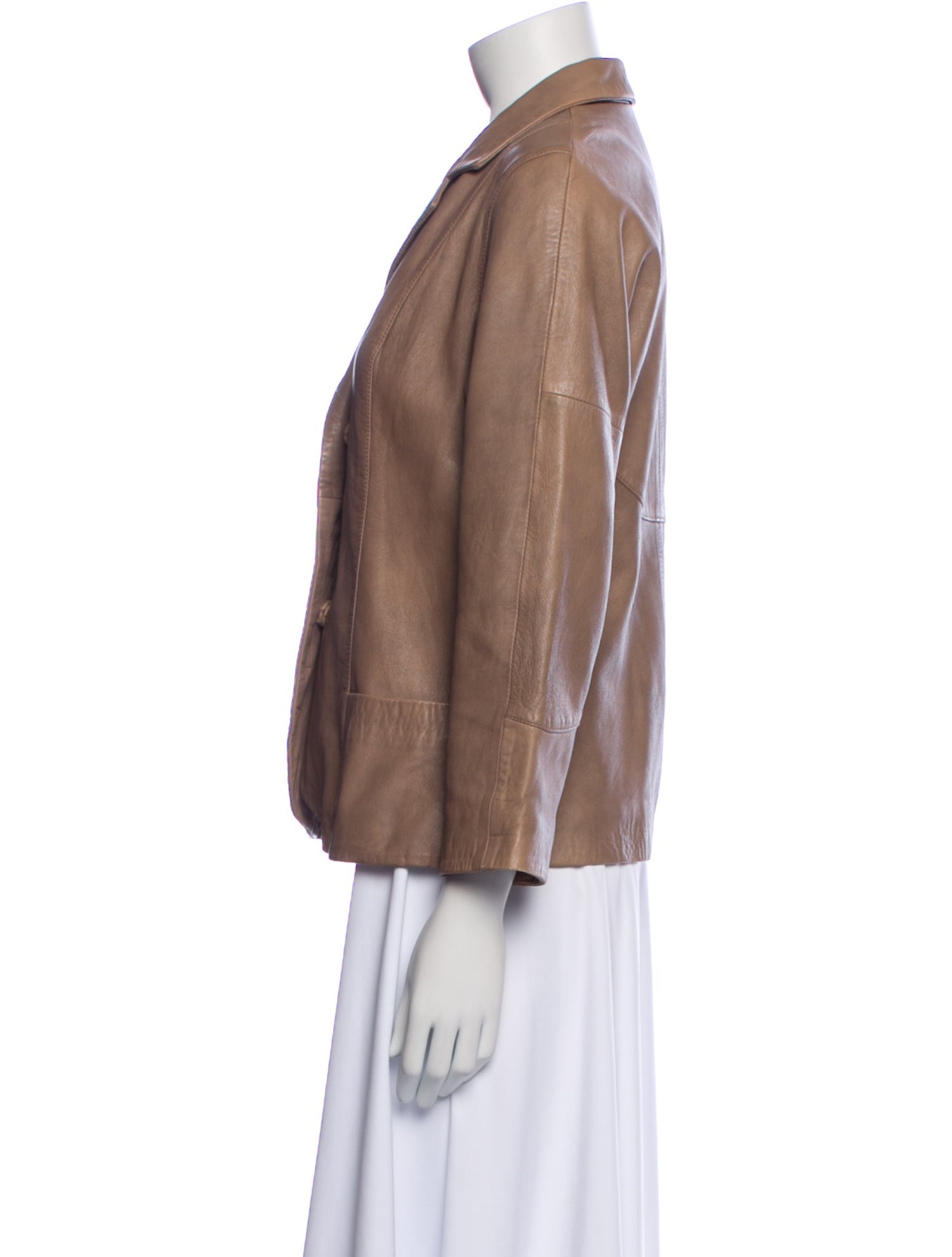 Vince Leather Blazer