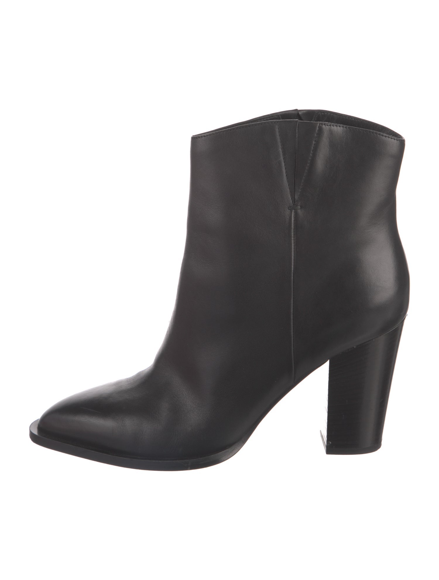 Vince Leather Western Boots