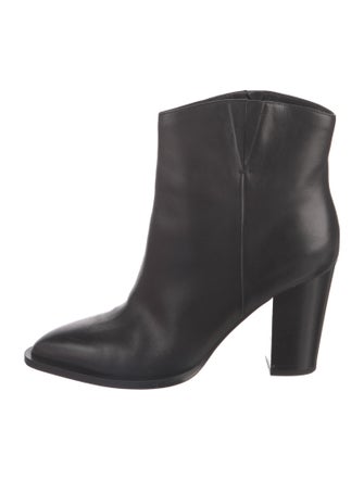 Vince Leather Western Boots