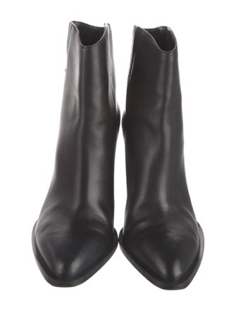 Vince Leather Western Boots